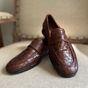 Sesto Meucci Brown Leather Loafer